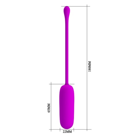 Masażer (stymulator), wibrujące jajko Joyce Pretty Love, USB, silikon