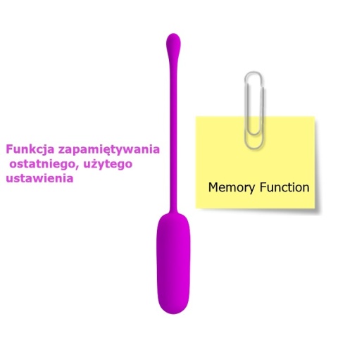Masażer (stymulator), wibrujące jajko Joyce Pretty Love, USB, silikon