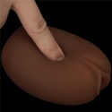 Masturbator, mały masażer męski Slider, w puszce, czarnoskóra wagina i anus,bez wibracji, TPR