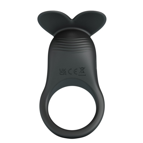 Pierścień na penisa, Carlton, z wibracjami, stymulujący łechtaczkę, dla par, silikon, USB