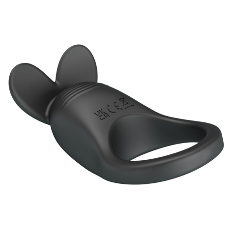 Pierścień na penisa, Carlton, z wibracjami, stymulujący łechtaczkę, dla par, silikon, USB
