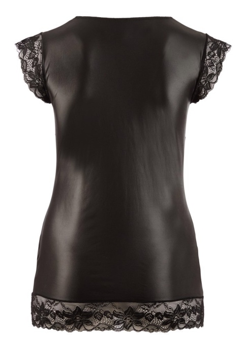 Sukienka Cottelli Curves, wetlook, plus size