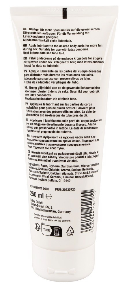 Sztuczna sperma, lubrykant wodny o mlecznym kolorze i zapachu ananasa, Porn Sperm, 250 ml