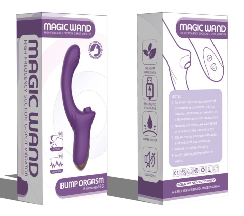 Wibrator (stymulator) Bump Orgasm: wibracje i stymulacja falami powietrza