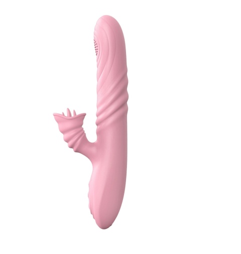 Wibrator wielofunkcyjny, teleskopowy, Angelia2, silikon, USB