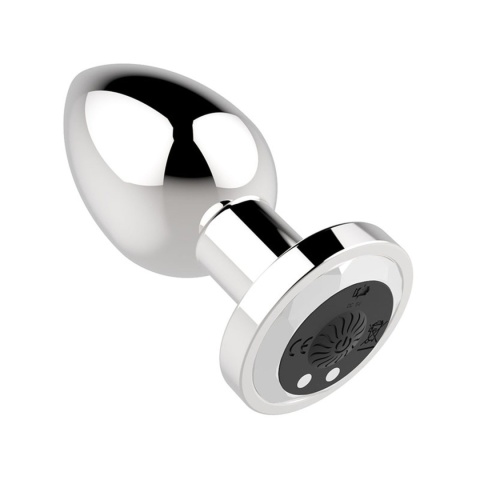 Korek analny metalowy z wibracjami i pilotem bezprzewodowym, Frappe, USB