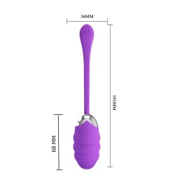 Masażer (stymulator), wibrujące jajko Franklin Pretty Love, USB, płynny silikon