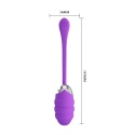 Masażer (stymulator), wibrujące jajko Franklin Pretty Love, USB, płynny silikon
