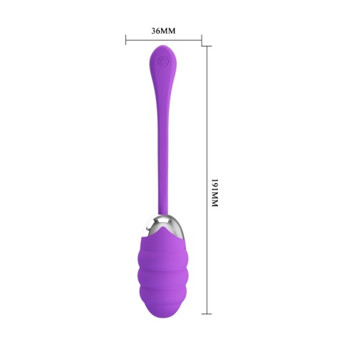 Masażer (stymulator), wibrujące jajko Franklin Pretty Love, USB, płynny silikon