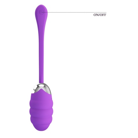 Masażer (stymulator), wibrujące jajko Franklin Pretty Love, USB, płynny silikon