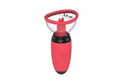 Masażer Licking Pump (pompka, język), stymulator łechtaczki połączony z pompką waginalną, stymulator dla pań, Boss, USB