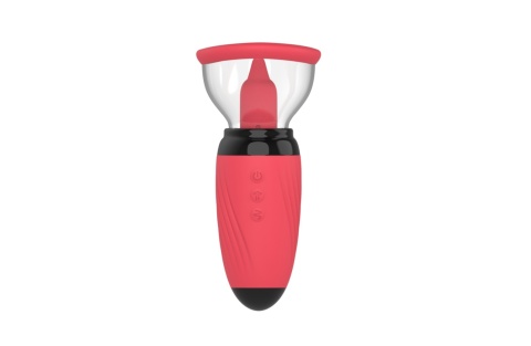 Masażer Licking Pump (pompka, język), stymulator łechtaczki połączony z pompką waginalną, stymulator dla pań, Boss, USB