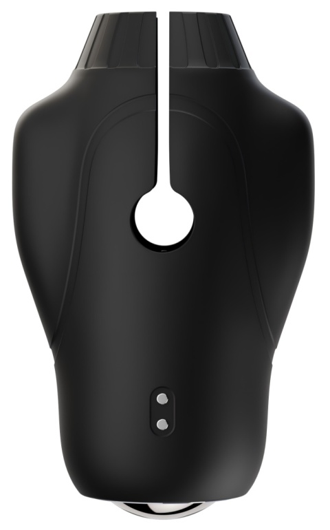 Masturbator Cyclone Spinner, masażer penisa, stroker, z wibracjami i rotacjami, silikon, USB