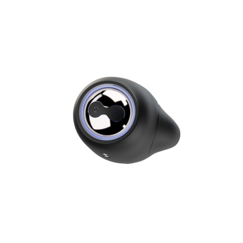Masturbator Cyclone Spinner, masażer penisa, stroker, z wibracjami i rotacjami, silikon, USB