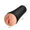 Masturbator bez wibracji, Soft Cup, wagina, płynny silikon, duża puszka