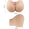 Masturbator realistyczny Mila: pupa - wagina i anus, 1,5 kg