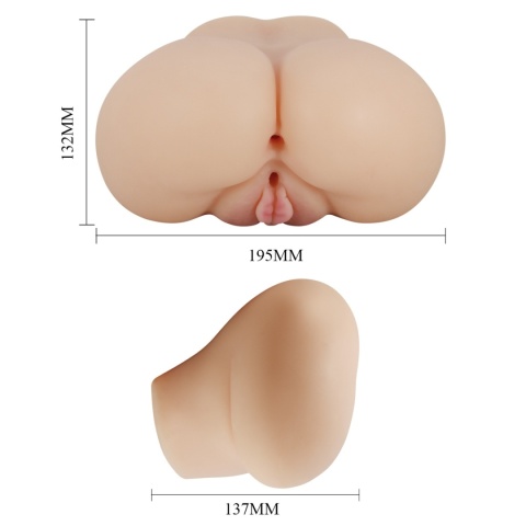 Masturbator realistyczny Vivian: pupa - wagina i anus, 7 kg