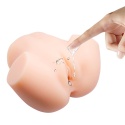 Masturbator realistyczny z wibracjami, Veronica: pupa - wagina i anus, 3,6 kg, nie potrzebuje lubrykantu, wystarczy woda