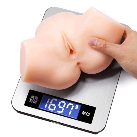 Masturbator realistyczny z wibracjami, Veronica: pupa - wagina i anus, 3,6 kg, nie potrzebuje lubrykantu, wystarczy woda