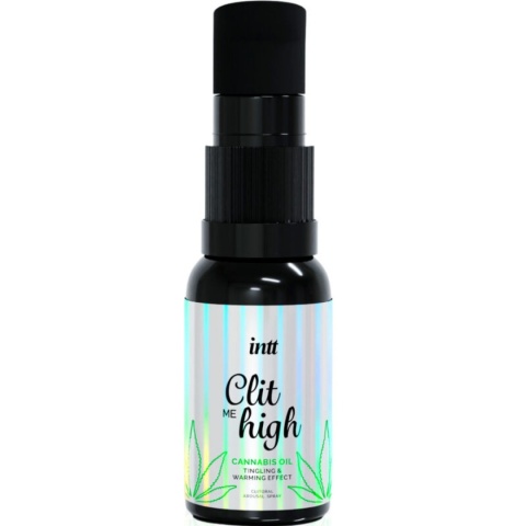 Spray do stymulacji łechtaczki, Clit Me High, zawiera CBD, pomaga w osiągnięciu orgazmu, 15 ml