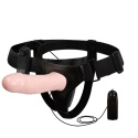 Strap-on do zakładania przez mężczyznę ( do połowy pusty w środku), z wibracjami, pilot na kablu, PVC, Men"s Pants Replacement