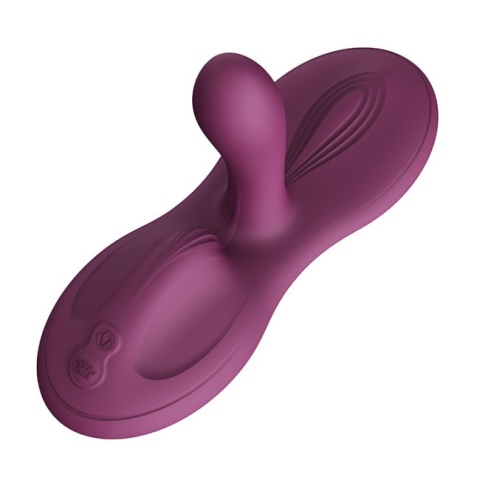 Stymulator dla pań, Zalo Flora, seks maszyna samobieżna, teleskopowa, podgrzewane dildo na przyssawce, silikon, USB