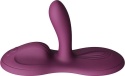 Stymulator dla pań, Zalo Flora, seks maszyna samobieżna, teleskopowa, podgrzewane dildo na przyssawce, silikon, USB