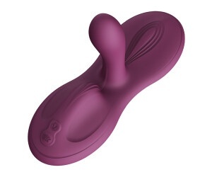 Stymulator dla pań, Zalo Flora, seks maszyna samobieżna, teleskopowa, podgrzewane dildo na przyssawce, silikon, USB