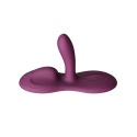 Stymulator dla pań, Zalo Flora, seks maszyna samobieżna, teleskopowa, podgrzewane dildo na przyssawce, silikon, USB
