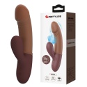 Wibrator semirealistyczny Kane ze stymulacją łechtaczki falami powietrza i wibracją, silikon, USB