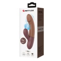 Wibrator semirealistyczny Kane ze stymulacją łechtaczki falami powietrza i wibracją, silikon, USB