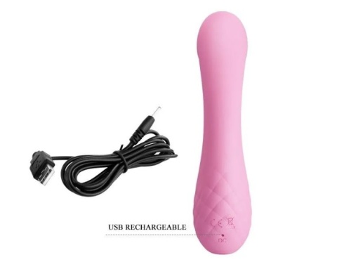 Wibrator Ron, premium, super miękki, płynny silikon, USB