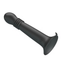 Wibrator na przyssawce, Stellan, teleskopowe, nierealistyczne dildo na przyssawce, pchnięcia i rotacje, silikon USB