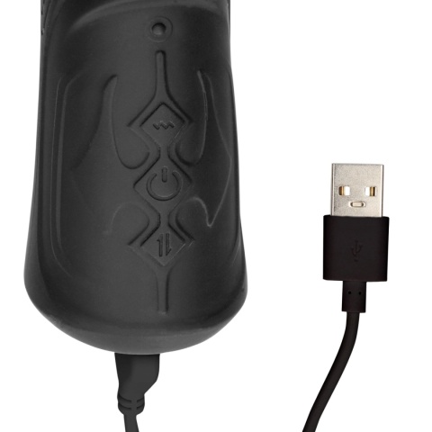 Wibrator o ruch posuwistym, pulsator z wibracjami, silikon płynny, USB, Ouch!