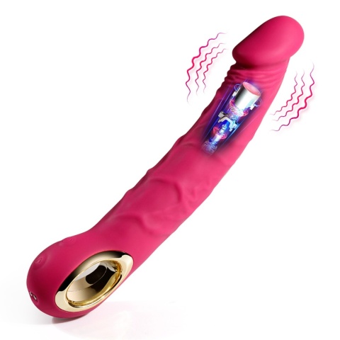 Wibrator realistyczny JUMP-O, silikon, wodoodporność, USB