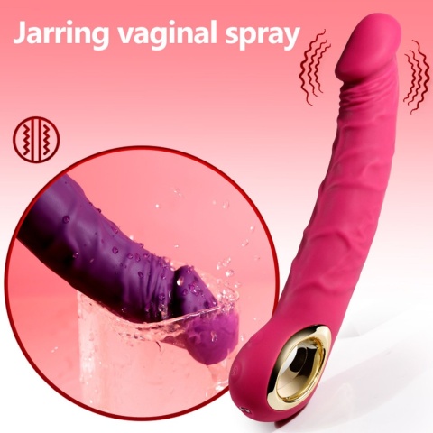 Wibrator realistyczny JUMP-O, silikon, wodoodporność, USB