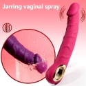 Wibrator realistyczny JUMP-O, silikon, wodoodporność, USB