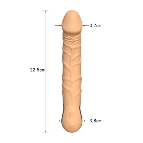 Wibrator realistyczny JUMP-O, silikon, wodoodporność, USB