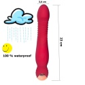 Wibrator Ron Red, silikon, USB