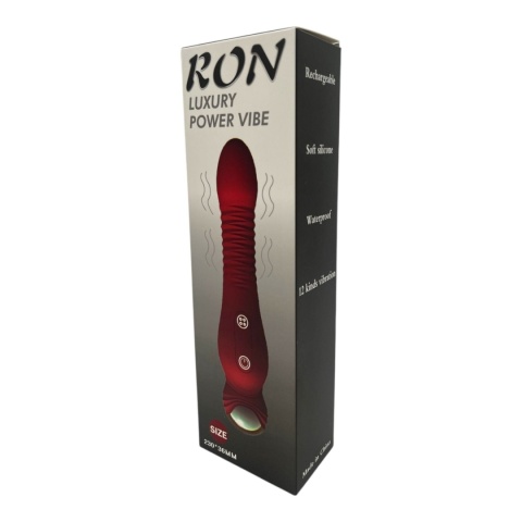 Wibrator Ron Red, silikon, USB