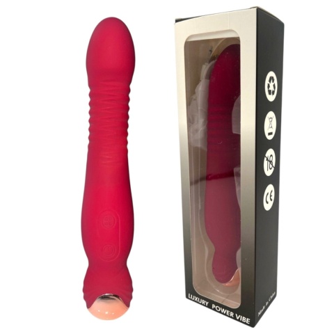 Wibrator Ron Red, silikon, USB