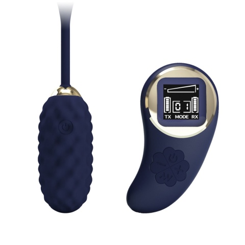Wibrujące jajko Pretty Love Vivian z bezprzewodowym pilotem zegarowym, silikon, USB