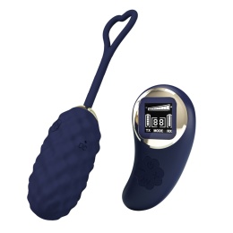 Wibrujące jajko Pretty Love Vivian z bezprzewodowym pilotem zegarowym, silikon, USB