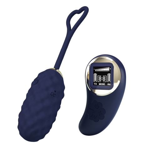 Wibrujące jajko Pretty Love Vivian z bezprzewodowym pilotem zegarowym, silikon, USB