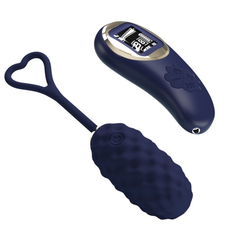 Wibrujące jajko Pretty Love Vivian z bezprzewodowym pilotem zegarowym, silikon, USB