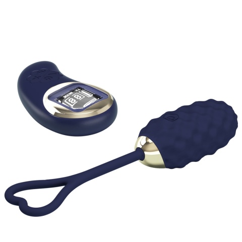 Wibrujące jajko Pretty Love Vivian z bezprzewodowym pilotem zegarowym, silikon, USB