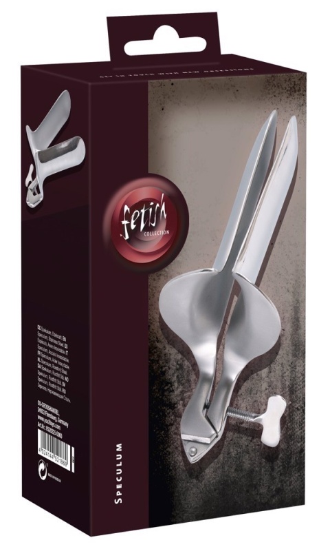 Wziernik waginalny, speculum, stal nierdzewna, Fetish