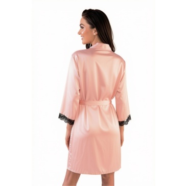 Komplet bielizny, 4 części: koszulka, peniuar i 2 pary stringów, Pink, LivcoCorsetti