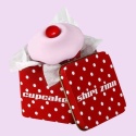 Mini masażer łechtaczki lub sutków, Cupcake, na baterie