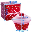 Mini masażer łechtaczki lub sutków, Cupcake, na baterie